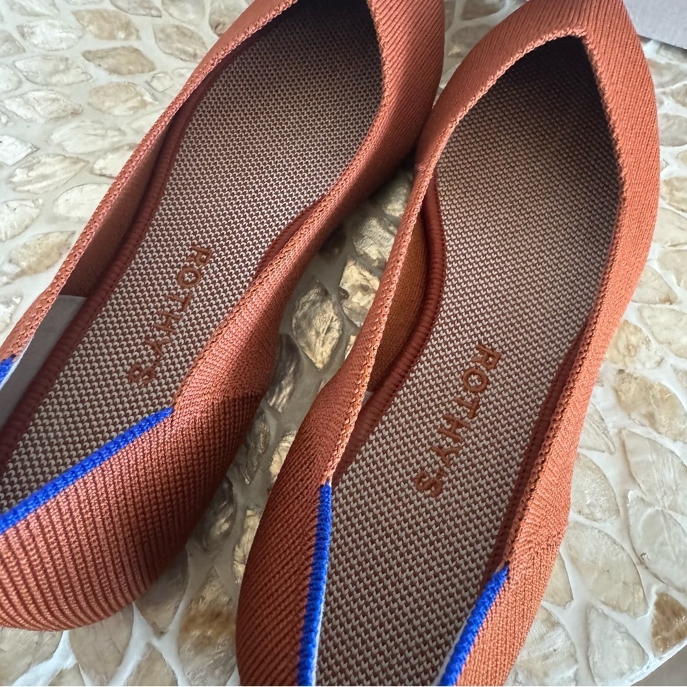 NWT Rothy’s The Point Brandy Flats size 8.5 - Picture 9 of 10